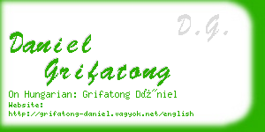 daniel grifatong business card